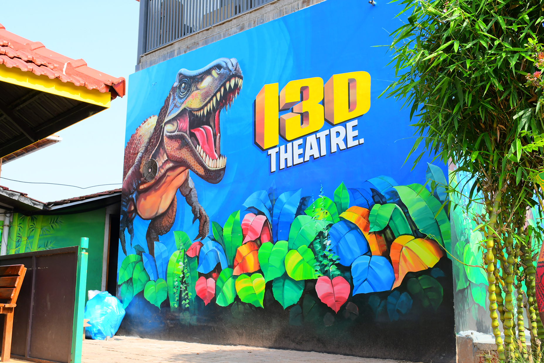 13D Theatre entrance at Arco Park ’N’ Resort, Kasaragod