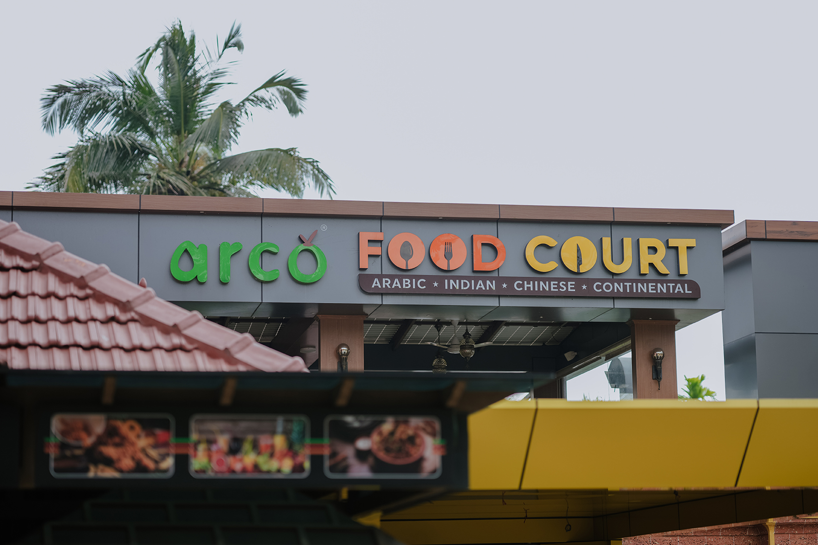 Arco Food Court restaurant exterior at Arco Park ’N’ Resort, Kasaragod