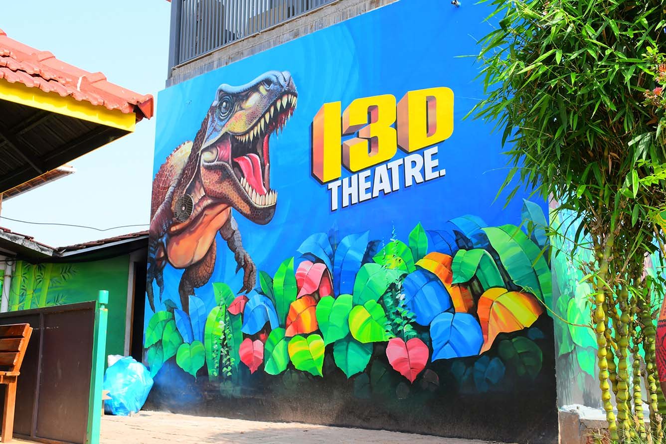 13D Theatre entrance at Arco Park ’N’ Resort, Kasaragod