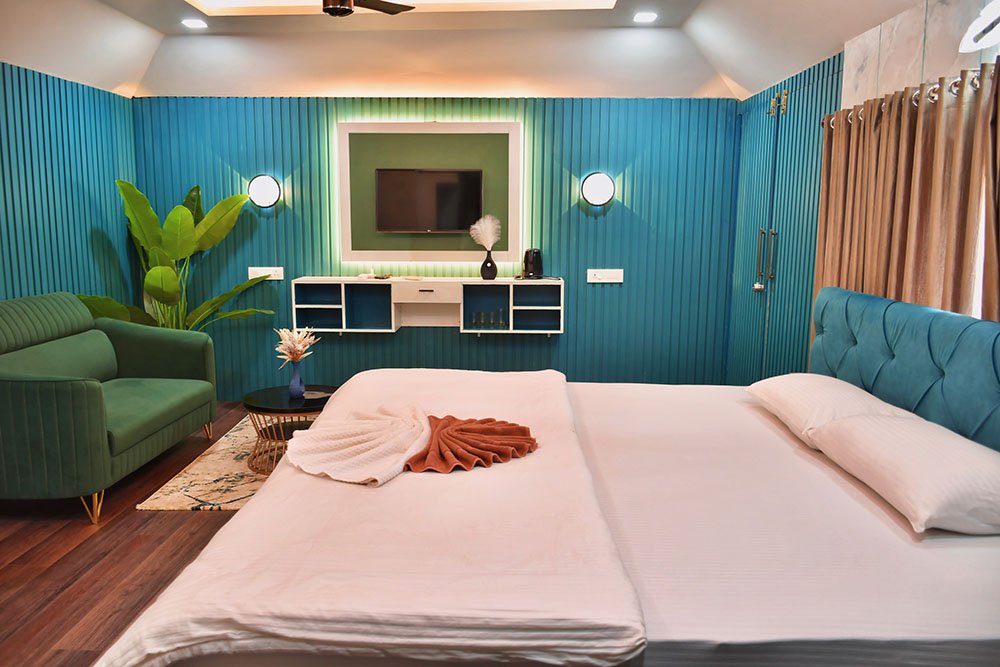 Modern Super Deluxe Room at Arco Park ’N’ Resort, Kasaragod