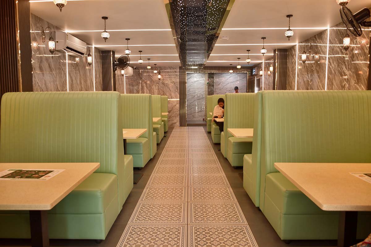 Restaurant dining area at Arco Park ’N’ Resort, Kasaragod